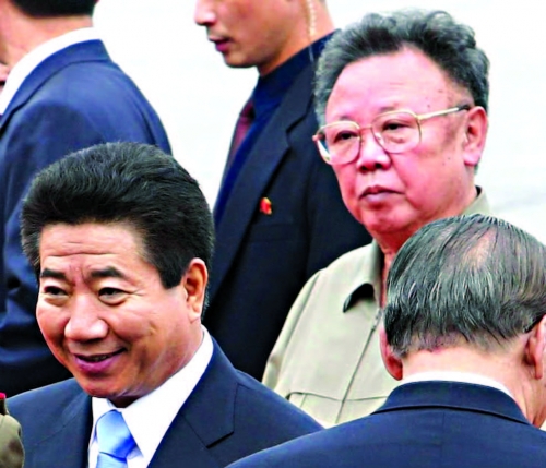 Roh Moo-hyun and Kim Jong-il
