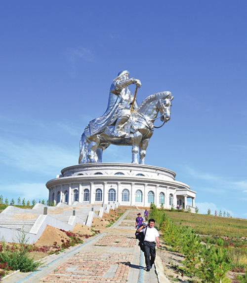 Genghis Khan statue
